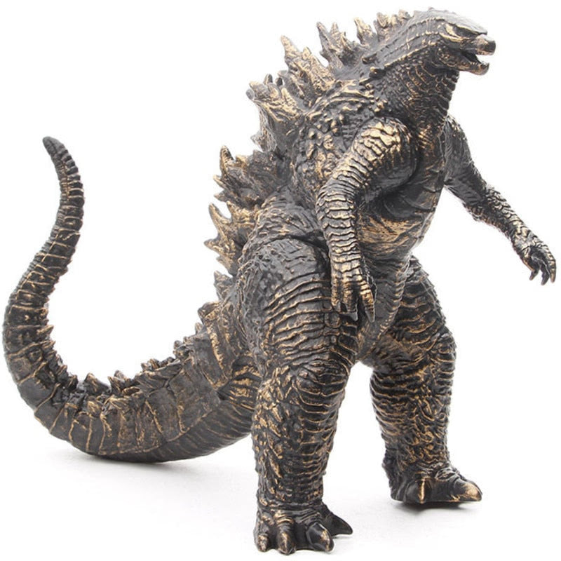 Godzilla Movie King Of The Monsters Black Gold Godzilla Action Figure Anime Model 23cm PVC Movable Joints Dinosaur Kid Gift Toys acacuss