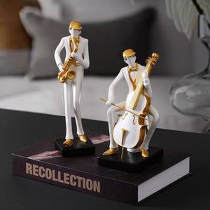 Golf Human Statue Resin Art Creative Sculpture Office Decor Accessories Modern Craft Cabinet Tabletop Figurines Home Decoration acacuss