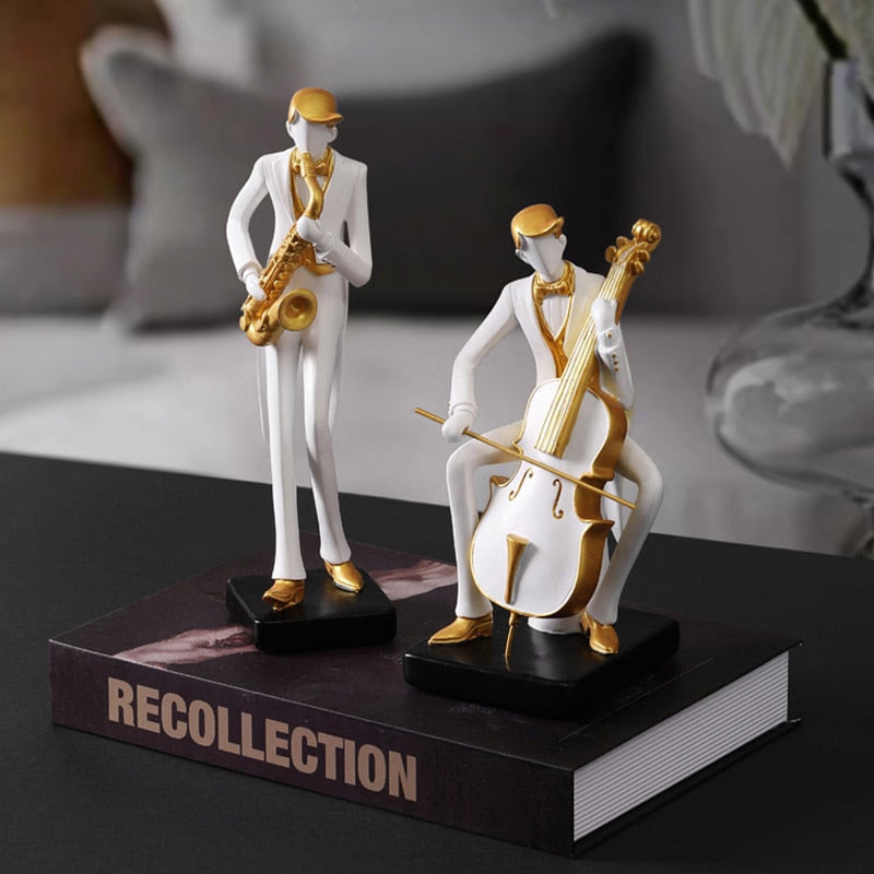 Golf Human Statue Resin Art Creative Sculpture Office Decor Accessories Modern Craft Cabinet Tabletop Figurines Home Decoration acacuss