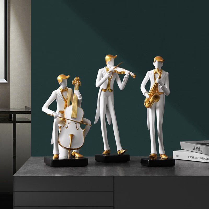 Golf Human Statue Resin Art Creative Sculpture Office Decor Accessories Modern Craft Cabinet Tabletop Figurines Home Decoration acacuss