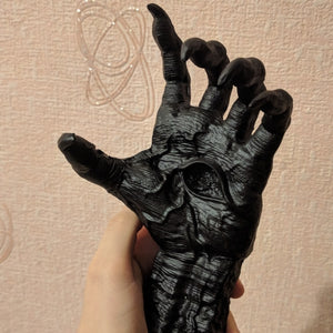 Gothic Witch's Hand Statues Creative Resin Ornament Aesthetic Wall Keys Hanging Rack Bag Hangers Wall Art Sculptures Home Decor acacuss