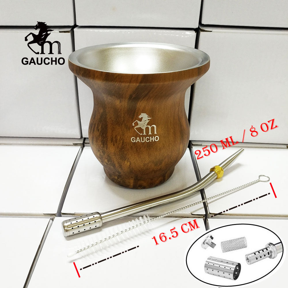 Gourds Hot Cleaning Filter Mate Removable 1 Insulation Yerba Oz Include Cup Pc/lot 8 Heat Brush Argentina Stainless Straw acacuss