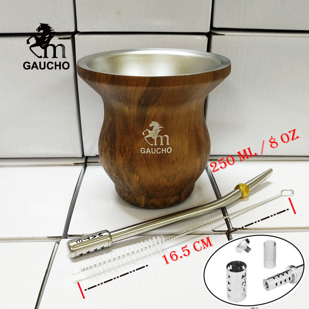Gourds Hot Cleaning Filter Mate Removable 1 Insulation Yerba Oz Include Cup Pc/lot 8 Heat Brush Argentina Stainless Straw acacuss