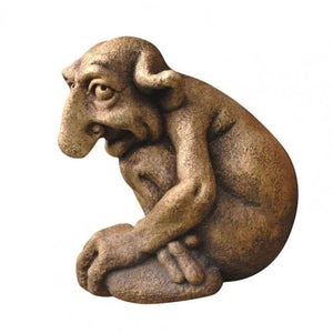 Great Gothic Sculpture Resin Garden Statue Waterproof Anti-fading Mischievous House Buddys Decor acacuss