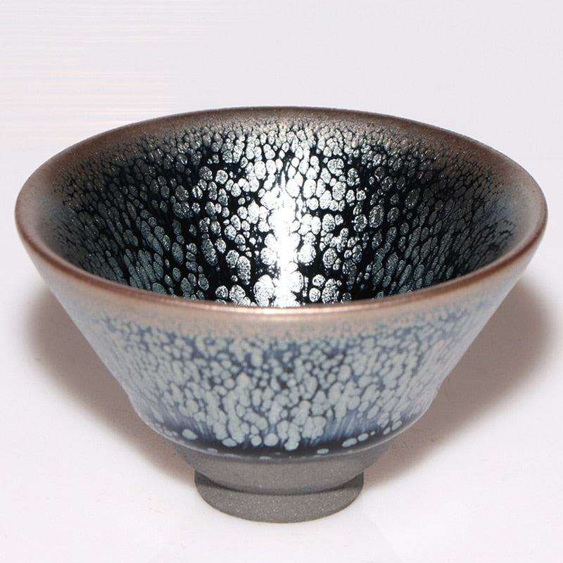 古代宋の技術を再現した偉大な油滴天目茶碗/JIANZHAN – acacuss