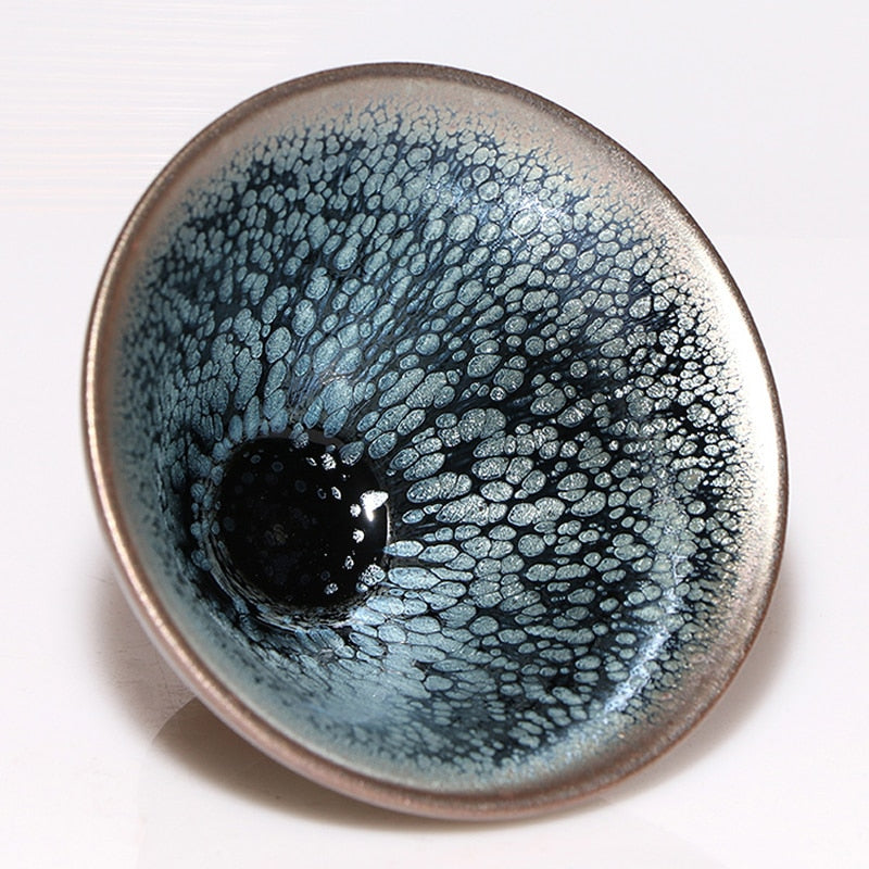 Great Yuteki Tenmoku Tea Cup Recreate Ancient Song Dynasty's Technology Ceramic Tea Bowl/JIANZHAN acacuss