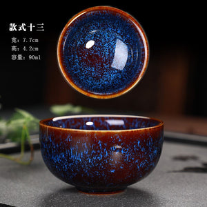 Great Yuteki Tenmoku Tea Cup Recreate Ancient Song Dynasty's Technology Ceramic Tea Bowl/JIANZHAN acacuss
