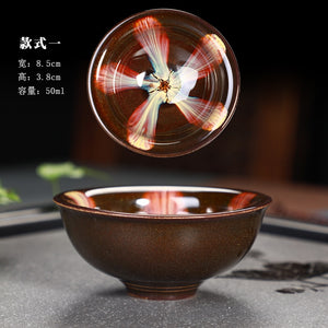 Great Yuteki Tenmoku Tea Cup Recreate Ancient Song Dynasty's Technology Ceramic Tea Bowl/JIANZHAN acacuss