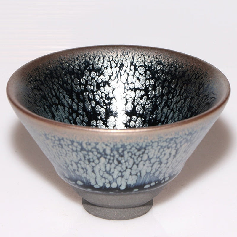 Great Yuteki Tenmoku Tea Cup Recreate Ancient Song Dynasty's Technology Ceramic Tea Bowl/JIANZHAN acacuss