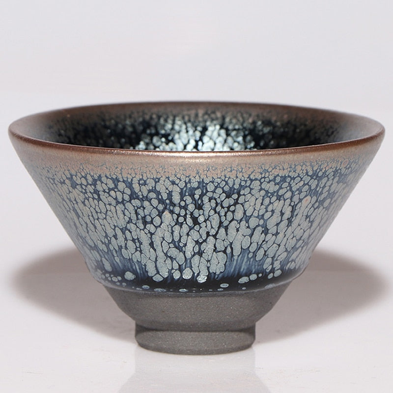 古代宋の技術を再現した偉大な油滴天目茶碗/JIANZHAN – acacuss