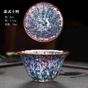 Great Yuteki Tenmoku Tea Cup Recreate Ancient Song Dynasty's Technology Ceramic Tea Bowl/JIANZHAN acacuss