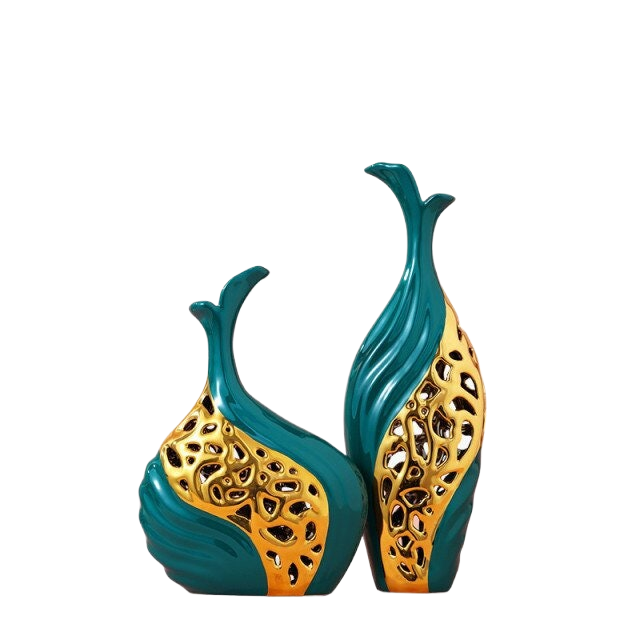 ACACUSS MID Century Modern Decor sculpture VASE Nordic Minimalist Decorative Ornaments Flower Arrangement -  Table centerpiece housewarming - ACACUSS