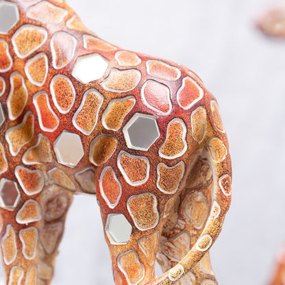 [MGT]Retro color giraffe animal model decoration statue modern minimalist style home living room decoration crafts gifts