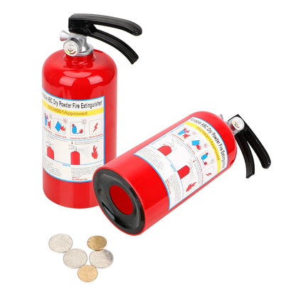 Fire Extinguisher Money Boxes Birthday Gift for Kids Creative Coin Piggy Banks Plastic Money Saving Box