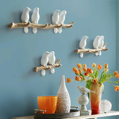 Wall Decorations Home Accessories Living Room Hanger Resin Bird H Key Hook Kitchen Coat Clothes Towel Hat Handbag Holder