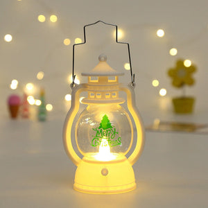 HZZKZZ Christmas Ornaments LED Lantern Light Santa Claus Merry Christmas Decorations for Home 2023 Xmas Navidad Noel Gift acacuss