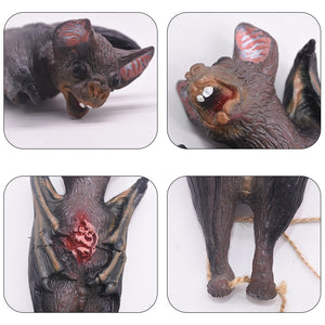 Halloween Blood Props Fake Scary Broken Bat Hands Feet Ornament for Haunted House Halloween Vampire Party Decorations acacuss