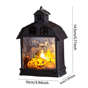 Halloween Candle LED Lamp Terror Pumpkin Witch Skull Lantern For Halloween Home Party Decoration Prop acacuss