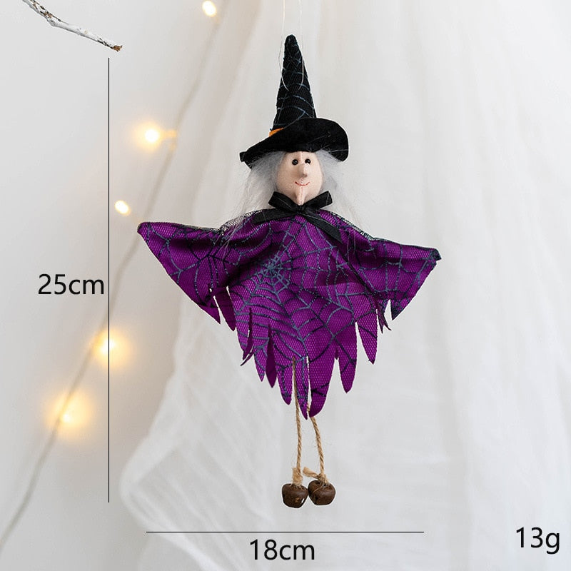 Halloween Decoration Pumpkin Ghost Witch Black Cat Pendant Bar Haunted House Hanging Oranment Happy Halloween Day Ghost Festival acacuss