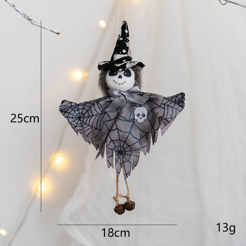 Halloween Decoration Pumpkin Ghost Witch Black Cat Pendant Bar Haunted House Hanging Oranment Happy Halloween Day Ghost Festival acacuss