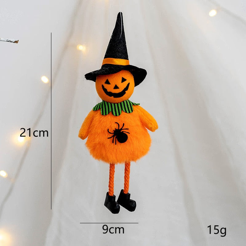 Halloween Decoration Pumpkin Ghost Witch Black Cat Pendant Bar Haunted House Hanging Oranment Happy Halloween Day Ghost Festival acacuss