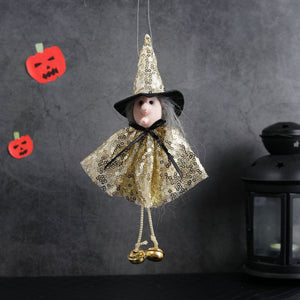 Halloween Decoration Sequins Witch Hangers Ghost House Wall Decoration Scene Layout Hanging Decoration acacuss