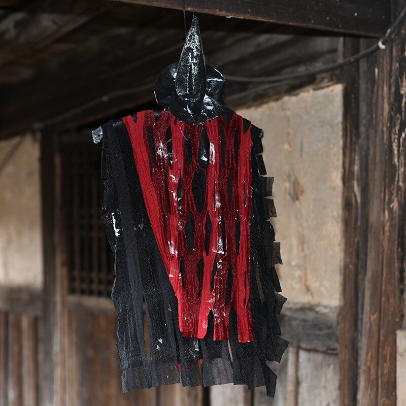 Halloween Decoration Terror Props Ghost House Decoration Sound Emitting Sound Control Skeleton Ghost Head acacuss