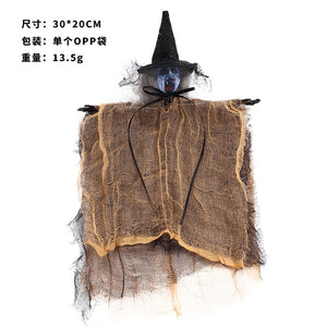 Halloween Fright Devil Doll Pendant Scarecrow Ghost Hanging Ornaments Ghost Festival Happy 2023 Halloween Party Decor For Home acacuss