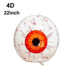 Halloween Ghost Tree Foil Balloon Standing Ghost Tree Pumpkin Eyeballs Balloon Terror Party Decorations Kids inflatables Toys acacuss