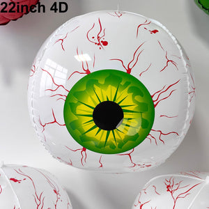 Halloween Ghost Tree Foil Balloon Standing Ghost Tree Pumpkin Eyeballs Balloon Terror Party Decorations Kids inflatables Toys acacuss