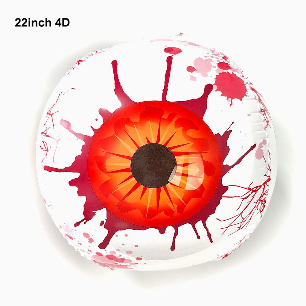 Halloween Ghost Tree Foil Balloon Standing Ghost Tree Pumpkin Eyeballs Balloon Terror Party Decorations Kids inflatables Toys acacuss