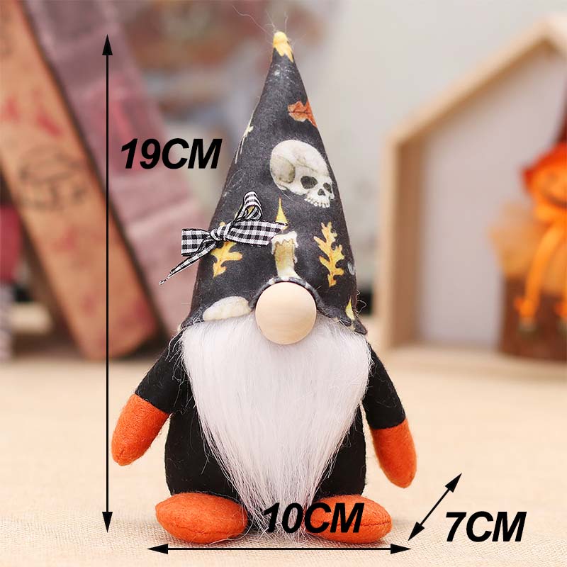 Halloween Gnome Plush Halloween Decoration for Home Handmade Faceless Dolls Gnome Ornaments Cute Elf Scandinavian Tomte Gnomes acacuss