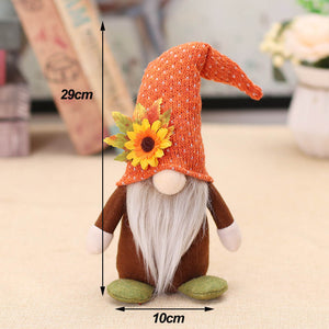 Halloween Gnome Plush Halloween Decoration for Home Handmade Faceless Dolls Gnome Ornaments Cute Elf Scandinavian Tomte Gnomes acacuss