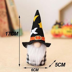Halloween Gnome Plush Halloween Decoration for Home Handmade Faceless Dolls Gnome Ornaments Cute Elf Scandinavian Tomte Gnomes acacuss