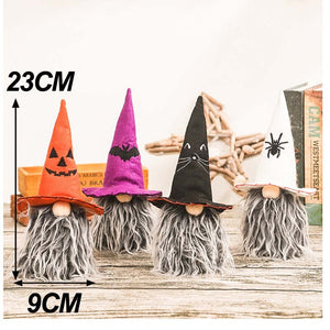 Halloween Gnome Plush Halloween Decoration for Home Handmade Faceless Dolls Gnome Ornaments Cute Elf Scandinavian Tomte Gnomes acacuss