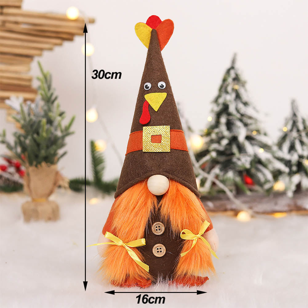 Halloween Gnome Plush Halloween Decoration for Home Handmade Faceless Dolls Gnome Ornaments Cute Elf Scandinavian Tomte Gnomes acacuss