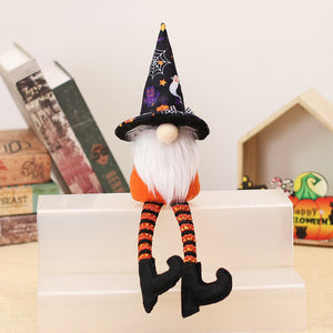 Halloween Gnome Plush Halloween Decoration for Home Handmade Faceless Dolls Gnome Ornaments Cute Elf Scandinavian Tomte Gnomes acacuss