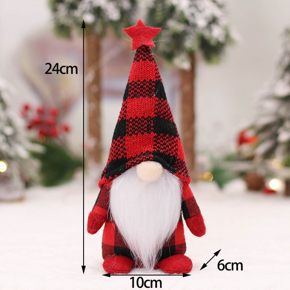 Halloween Gnome Plush Halloween Decoration for Home Handmade Faceless Dolls Gnome Ornaments Cute Elf Scandinavian Tomte Gnomes acacuss