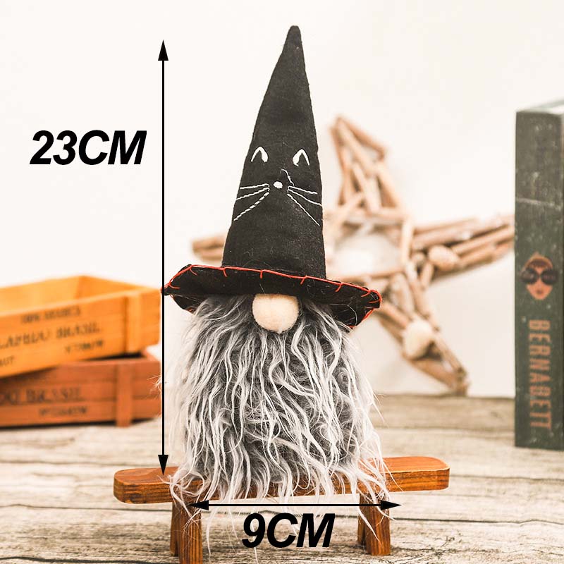 Halloween Gnome Plush Halloween Decoration for Home Handmade Faceless Dolls Gnome Ornaments Cute Elf Scandinavian Tomte Gnomes acacuss