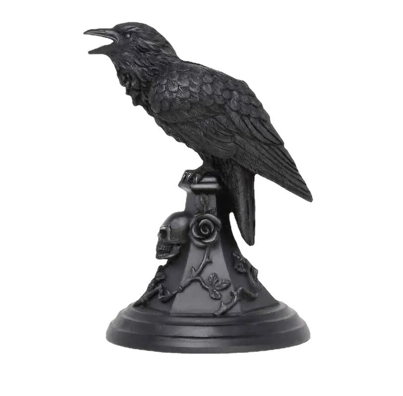 Halloween Gothic Candlestick Ornament Resin Home Decoration Gift acacuss