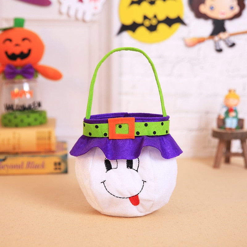 Halloween Hand Bag Witch Pumpkin Trick Or Treat Party Horror Ghost Festival Parti Happy Helloween Day Decor For Home 2023 Boo acacuss