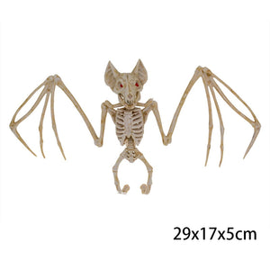 Halloween Horror Bats Skeleton Mouse Scorpion Lizard Bonez Skeleton Model Festival Decor Party Creepy Halloween Party Decoration acacuss