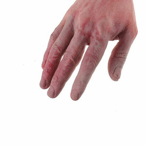 Halloween Horror Fake Arm Hand Latex Simulation Life Size Scary Arm Cut Off Hand Bloody Halloween Prop Haunted Party Decoration acacuss