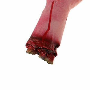 Halloween Horror Fake Arm Hand Latex Simulation Life Size Scary Arm Cut Off Hand Bloody Halloween Prop Haunted Party Decoration acacuss