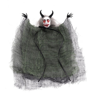 2023 Halloween Horror Mask Ghost Pendants Fright Demon Devil Doll Pendants Ghost Festival Happy Halloween Party Decor For Home acacuss