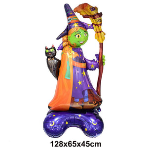 Halloween Inflatable Ghost Tree Balloons Pumpkins Mummy Miko for Outdoor Indoor Yard Halloween Party Kids Inflatable Toy Decor acacuss