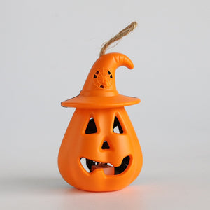 Halloween LED Hanging Pumpkin Lantern Lights Ghost Lights Skeleton Candle Lantern Lights Halloween Party Horror Props Home Decor acacuss