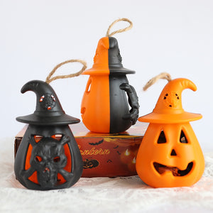 Halloween LED Hanging Pumpkin Lantern Lights Ghost Lights Skeleton Candle Lantern Lights Halloween Party Horror Props Home Decor acacuss