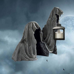 Halloween Lantern Hell Death Resin Decorations acacuss