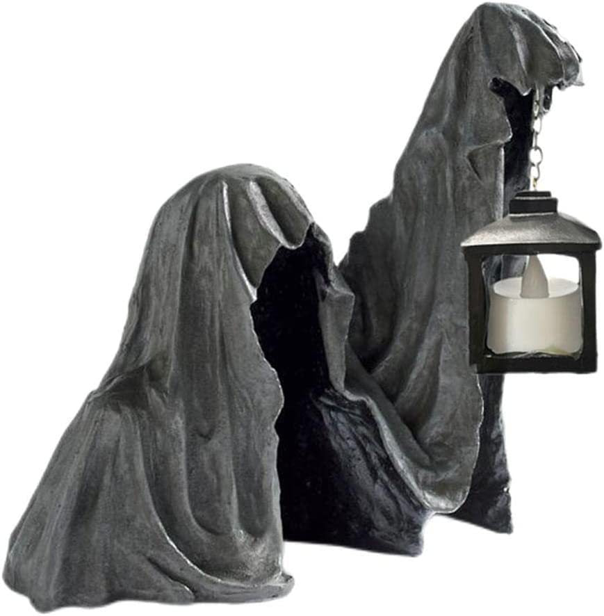 Halloween Lantern Hell Death Resin Decorations acacuss